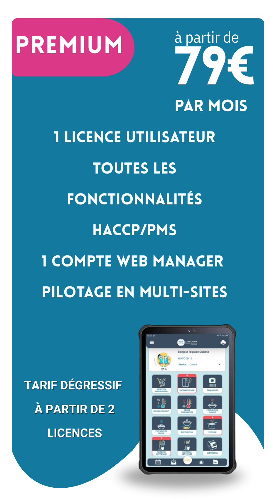 formule logiciel haccp